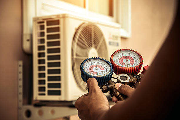 Professional Ductwork Repair technician working in Edgewood, MD